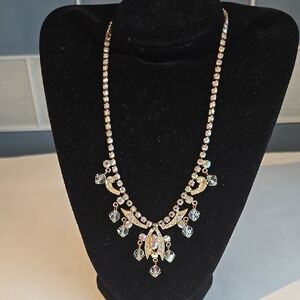 Elegant Gold and Silver Vintage  Necklace